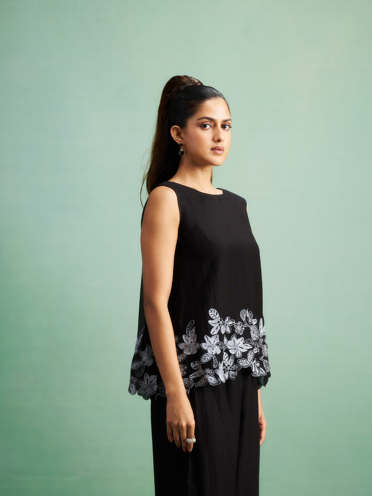 Black Tulip Coord Set