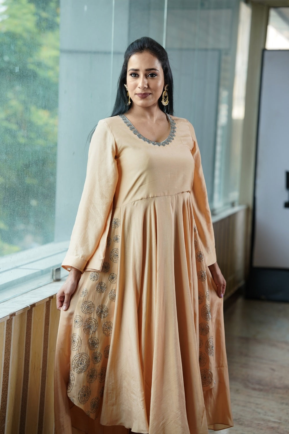 Mary - Embroidered floral Dress