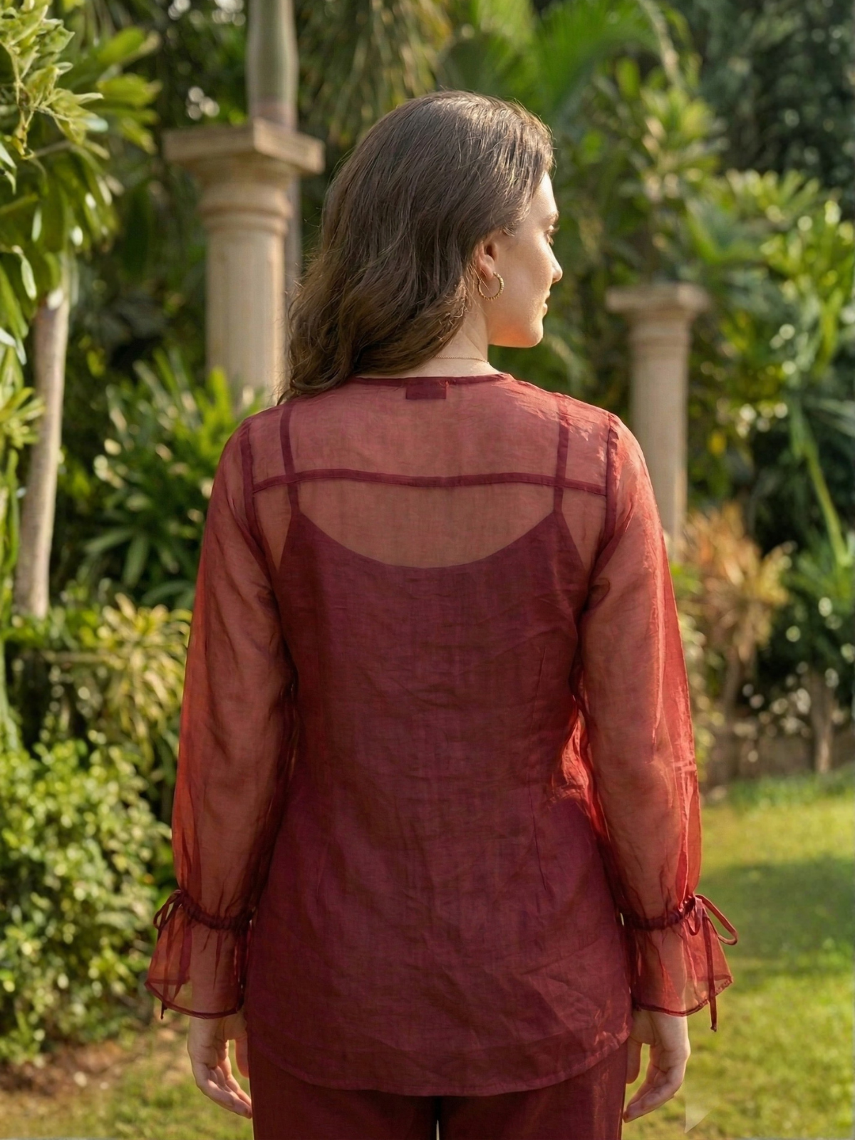 Crimson Veil Shirt