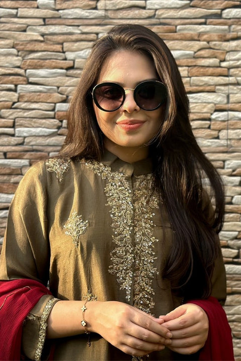 Deepika - Taar Work Embroidered Suit Set