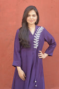 Purple Breeze Kurta