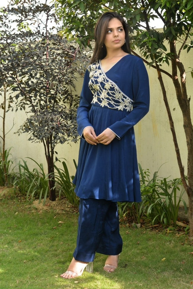 Kajol - Embroidered Gota Patti Work Co-Ord Set