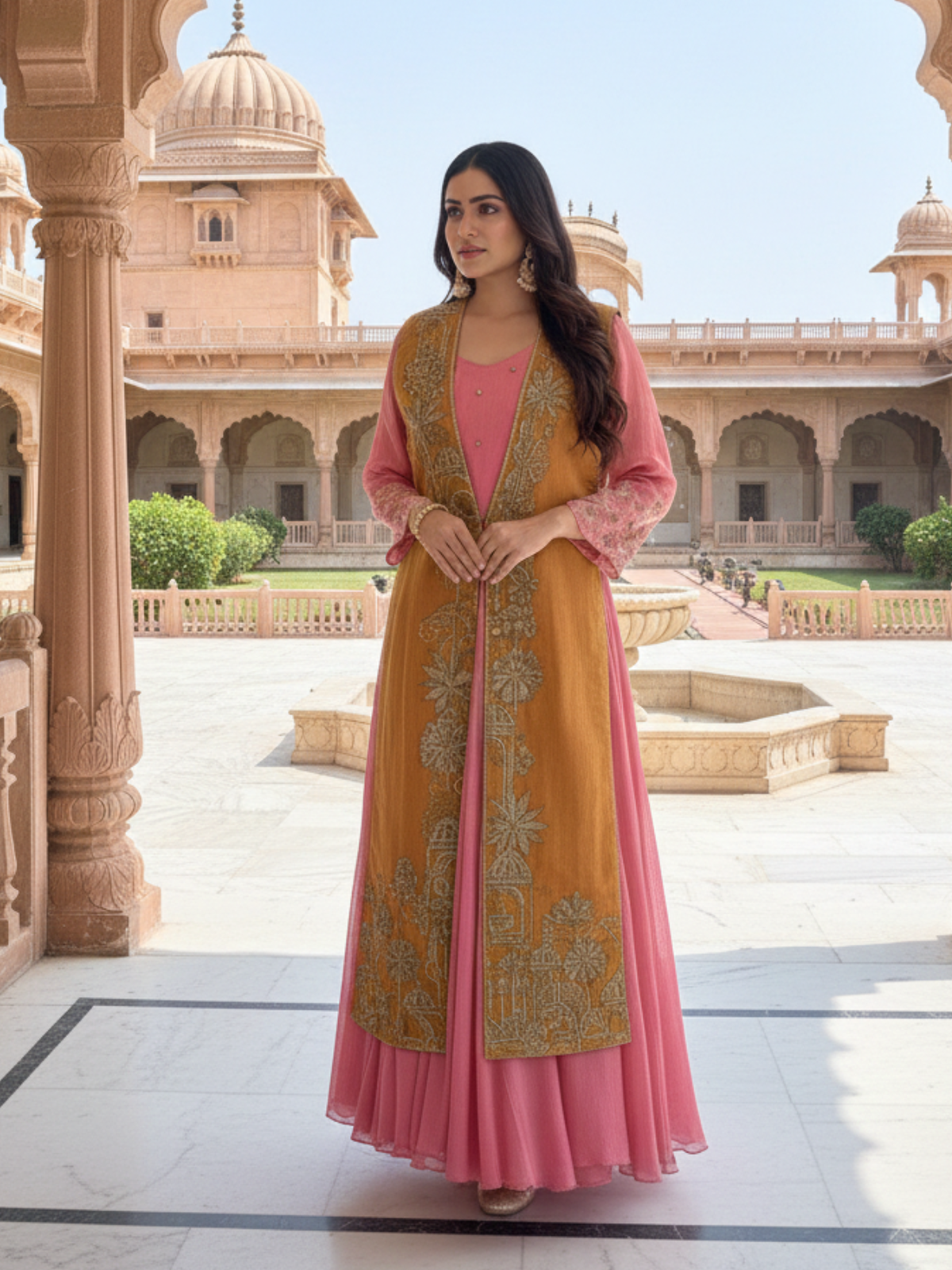 Chameli Anarkali Set