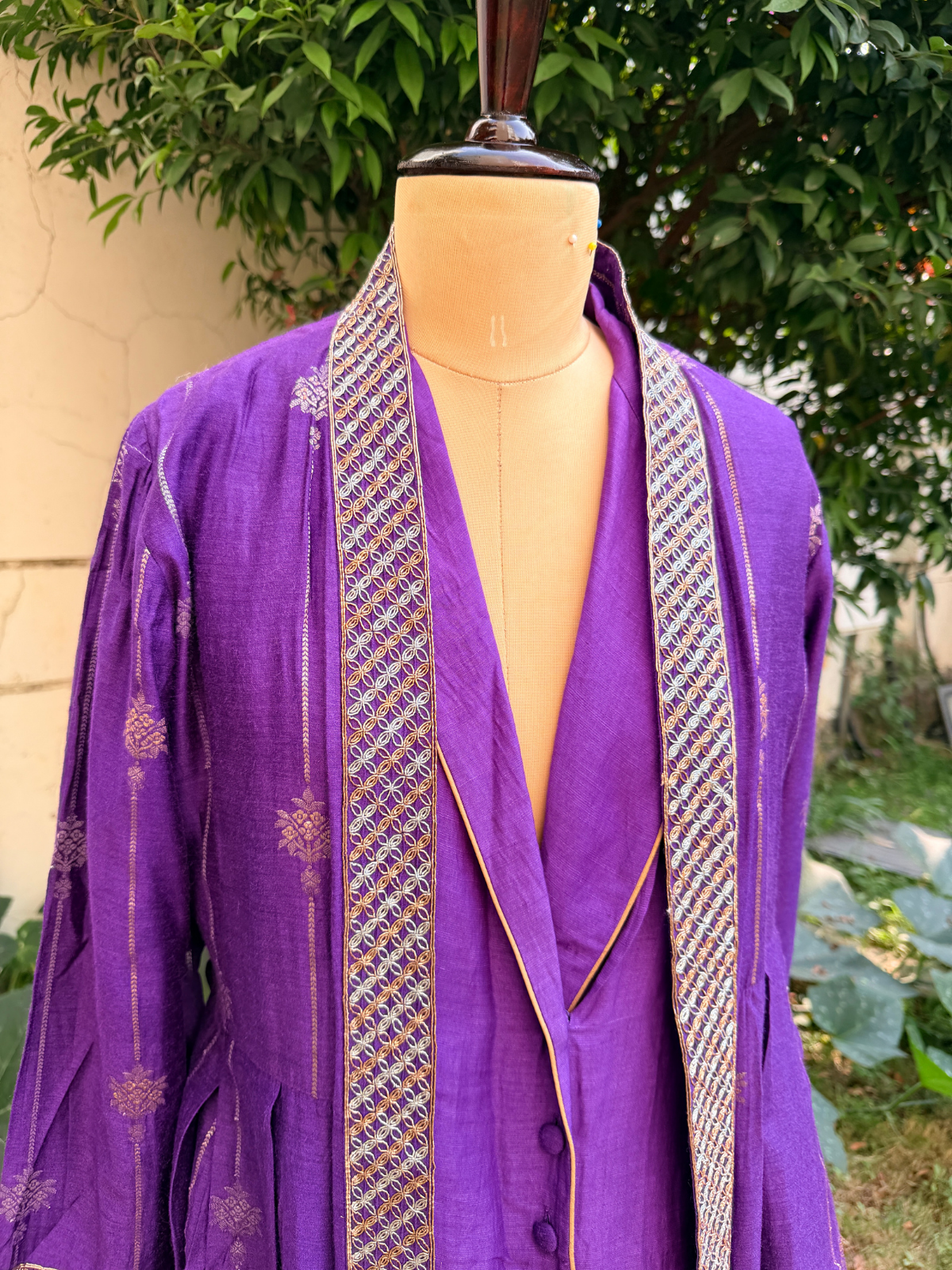 Royal Zari Jacket Set