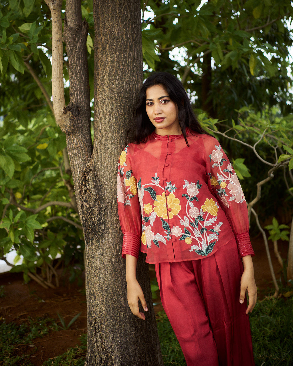 Fire Lily Co-ord Set