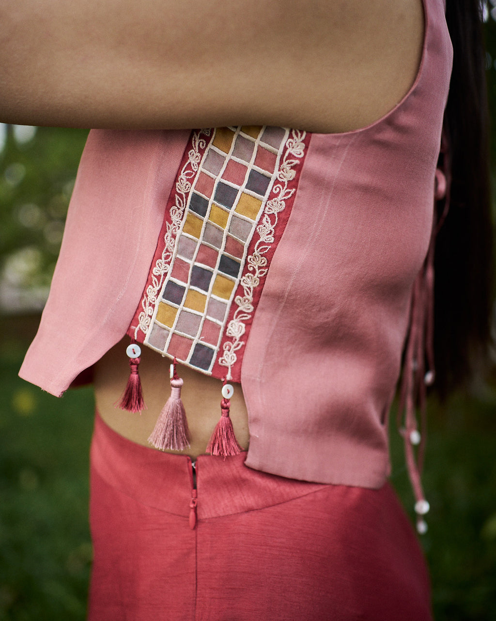 Cherry Blossom Skirt Set