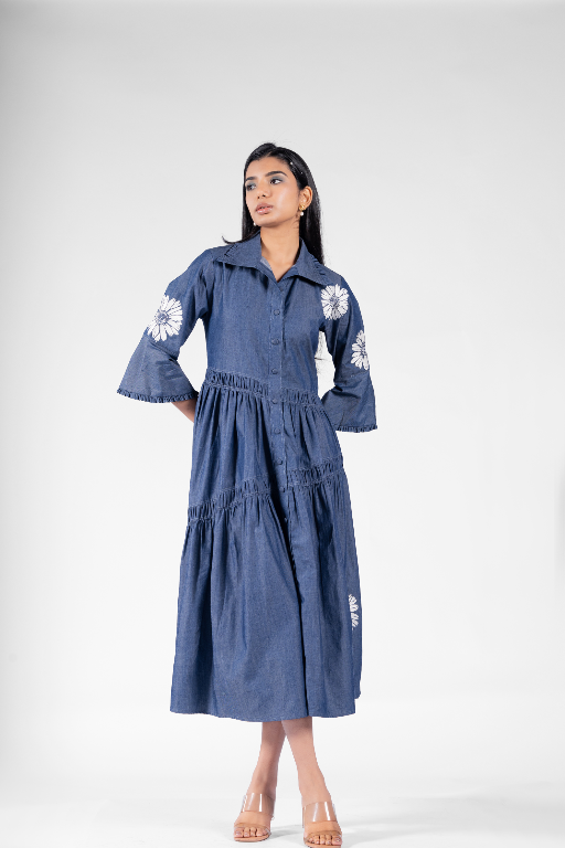 Shooting Star Midi Dress